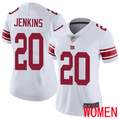 Women New York Giants #20 Janoris Jenkins White Vapor Untouchable Limited Player Football NFL Jersey->youth nfl jersey->Youth Jersey